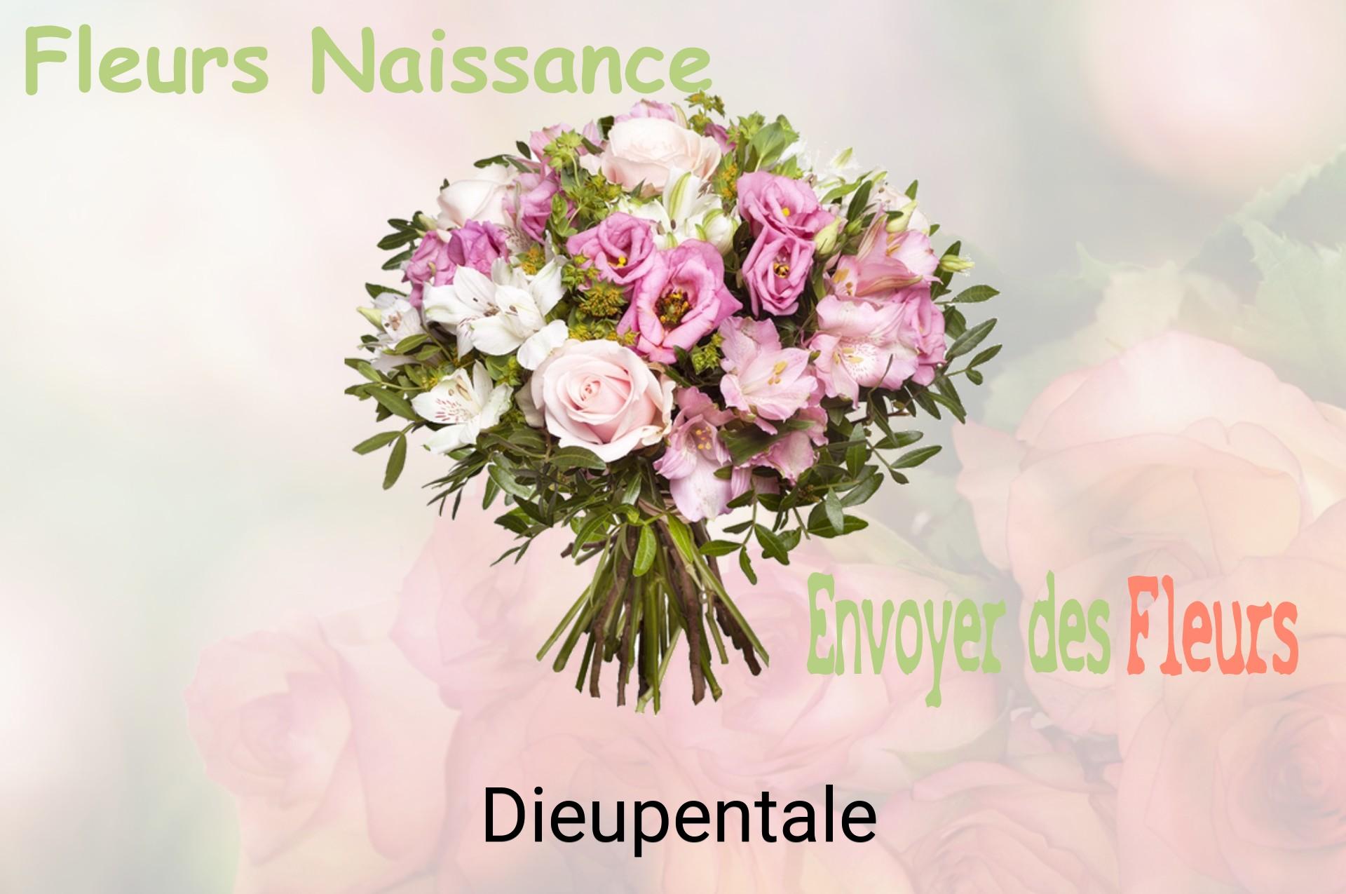 Bouquet de fleurs de naissance livré à Dieupentale